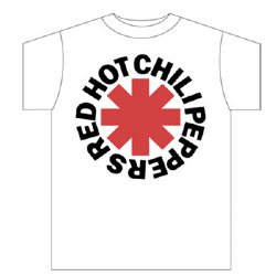 Red Hot Chili Peppers Asterisk Logo White T-Shirt