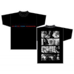 Red Hot Chili Peppers 4 Photo Black T-Shirt