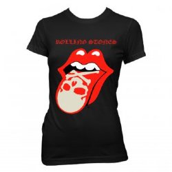 Rolling Stones Skull Tongue Black Junior T-Shirt