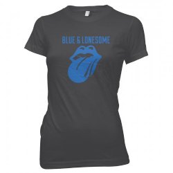 Rolling Stones Blue and Lonesome 72 Logo Junior Shirt