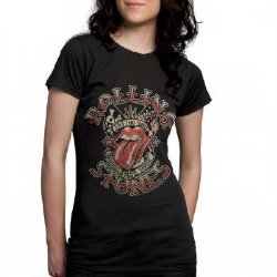 Rolling Stones Tattoo You Tour 1981 Black Tunic Shirt