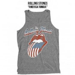 Rolling Stones America Tongue Grey Tank