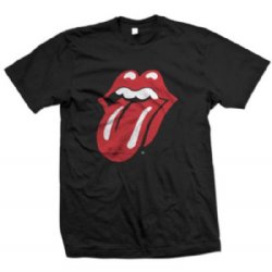 Rolling Stones Classic Tongue Black T-Shirt