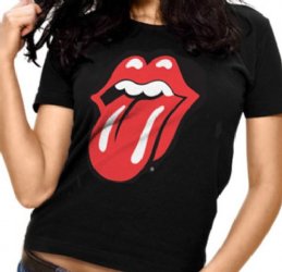 Rolling Stones Classic Tongue Black Junior T-Shirt