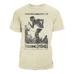 Rolling Stones Vintage Tour Poster 30/1 Enzyme Washed T-Shirt
