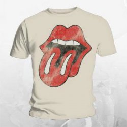 Rolling Stones As Worn By Mick 30/1 Enzyme Washed T-Shirt