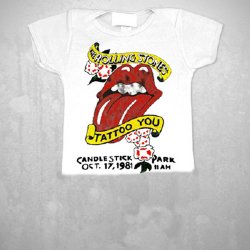 Rolling Stones Tattoo You White Toddler T-Shirt