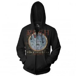 Rush Clock Black Zip Hoodie
