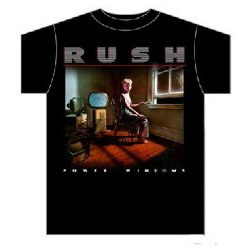 Rush Power Windows Black T-Shirt