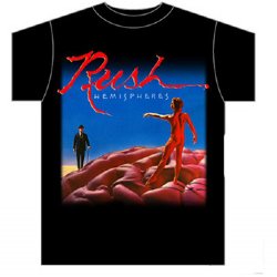 Rush Hemispheres Black T-Shirt