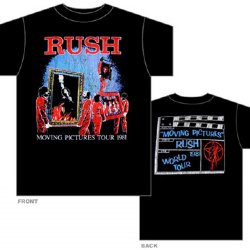 Rush Moving Pictures Black T-Shirt