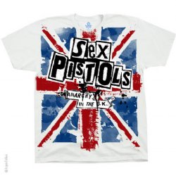 Sex Pistols Anarchy in the UK White T-Shirt