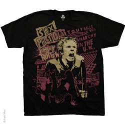 Sex Pistols Johnny Rotten Black T-Shirt