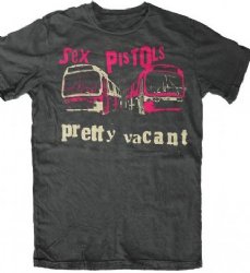 Sex Pistols Pretty Vacant Charcoal T-Shirt