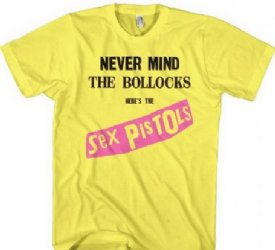 Sex Pistols Nevernind the Bollocks Yellow T-Shirt