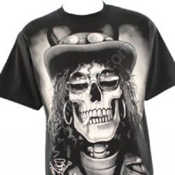 Slash Skull Black T-Shirt