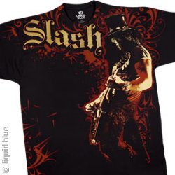 Slash Night Train Black Athletic T-Shirt
