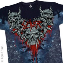Slayer Hell Awaits Tie Dye T-Shirt