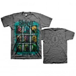 Slipknot Colors Grid Limited Edition Charcoal T-Shirt