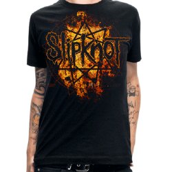 Slipknot Radio Fires Logo Black T-Shirt