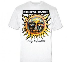 Sublime 40 Oz to Freedom White T-Shirt