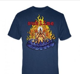 Sublime Sitting Guy Navy T-Shirt