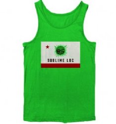 Sublime LBC Green Sun Kelly Green Tank Top
