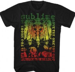 Sublime Life is Too Short Black Soft T-Shirt