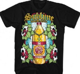 Sublime 40 Oz. Bottle Black Soft T-Shirt