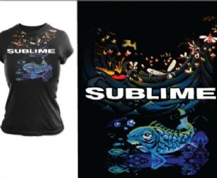Sublime Koi Environment Black Junior Shirt