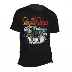 The Beach Boys Live Drawing Black T-Shirt