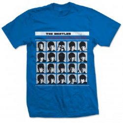 The Beatles Hard Days Blue T-Shirt