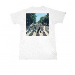The Beatles Abbey Road Walk White T-Shirt
