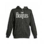 The Beatles Vintage Logo Black Zip Hoodie
