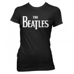 The Beatles Logo Black Junior Shirt