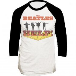 The Beatles Help! Long Sleeve Raglan Shirt