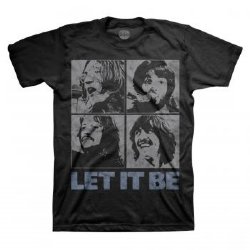 The Beatles Let It Be Group Heather T-Shirt