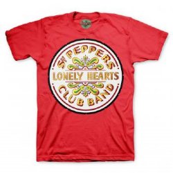 The Beatles Sgt. Peppers Club Band Seal Red T-Shirt