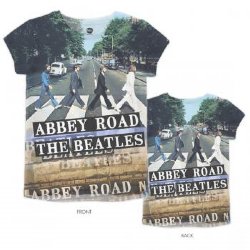 The Beatles Abbey Road Dye Sublimation All Over Junior Shirt
