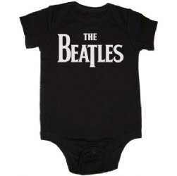 The Beatles Eternal Black Infant Onesie