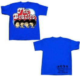 The Beatles Toons Royal Blue Toddler T-Shirt