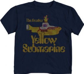 The Beatles Deep Sea Navy Toddler T-Shirt