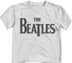 The Beatles Drop T Logo Silver Toddler T-Shirt