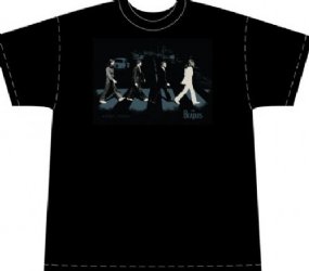 The Beatles Stride Black T-Shirt