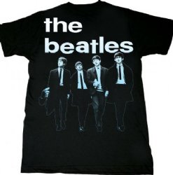 The Beatles Run for Your Life Black T-Shirt