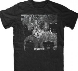 The Beatles Revolver Slim Fit Black T-Shirt