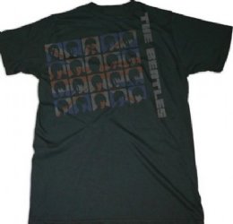 The Beatles Hard Day-s Night-UK Invasion Black T-Shirt
