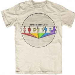 The Beatles Help! Natural T-Shirt