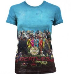 The Beatles Sgt Peppers Album Sublimation Junior Shirt