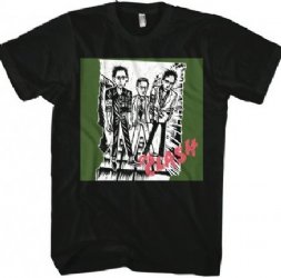 The Clash First Album Clash Logo Black T-Shirt